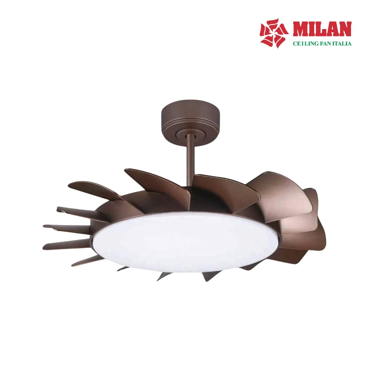 Quạt trần Milan FY566 - màu đồng cát